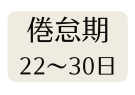 倦怠期 22 30日